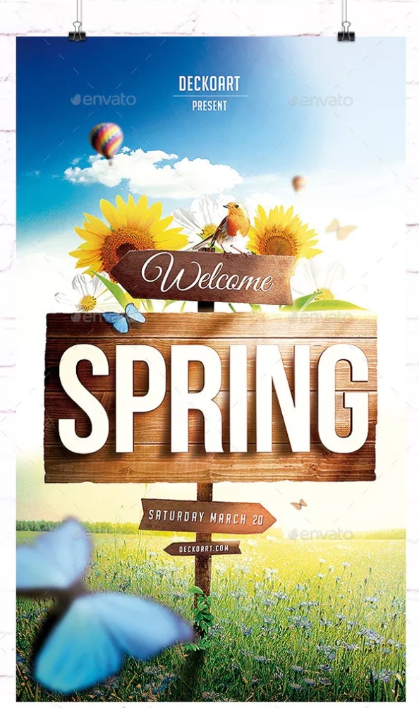 Spring Flyer Templates – Free & Premium Psd, Ai, Eps, Vector Formats Throughout Free Spring Flyer Templates