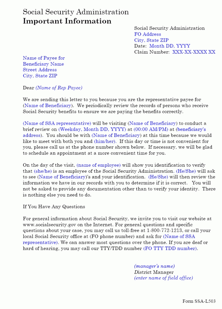Ssa – Poms: Nl 00701.137 – Ssa L503 Centenarian Project Regarding Letter To Congressman Template