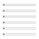 Staff Drum Clef Music Paper Free Download In Music Notes Paper Template