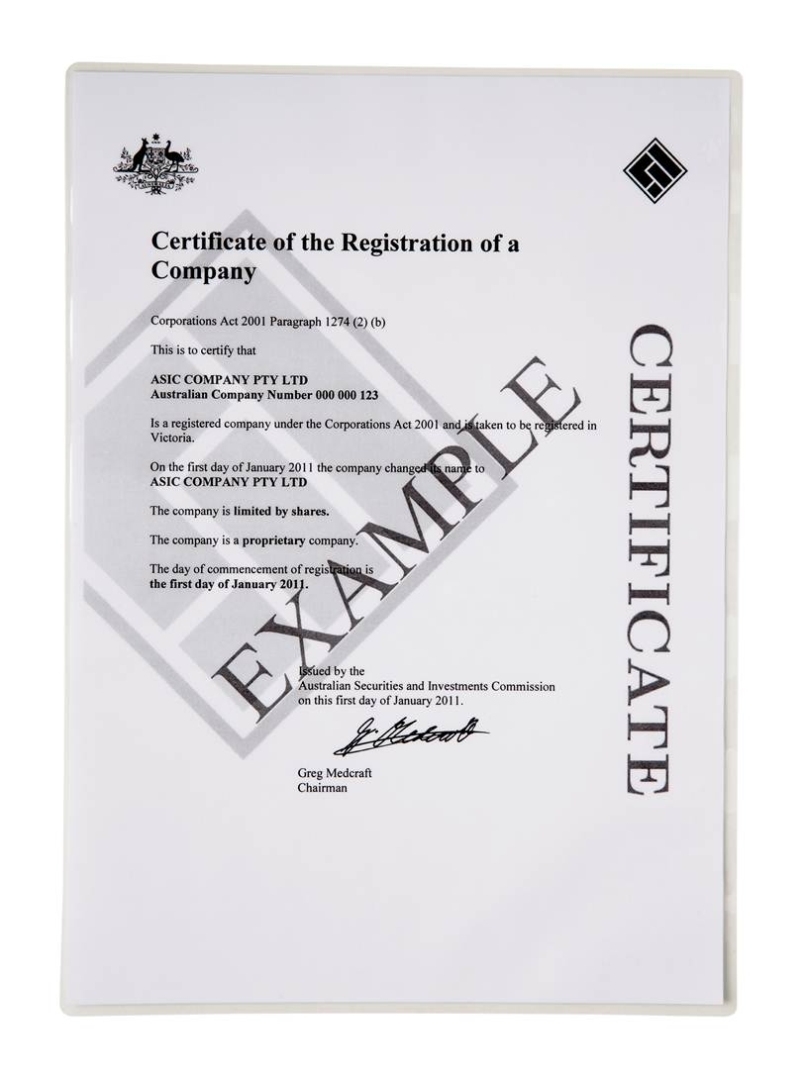 Standard Proprietary Company Registration | Company Incorporations For Division 7a Loan Agreement Template