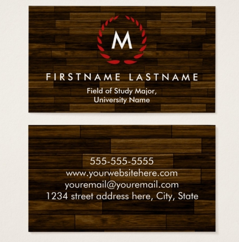 Student Business Card - 12+ Examples, Format, Pdf | Examples Throughout Graduate Student Business Cards Template