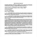 Subcontract Agreement Format | Template Business Inside Individual Flexibility Agreement Template