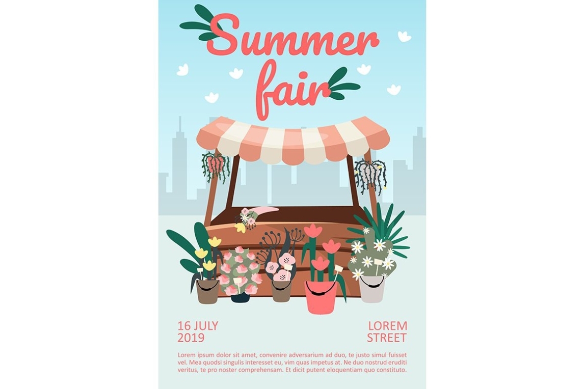 Summer Fair Brochure Template By Ruslan On Dribbble Regarding Summer Fair Flyer Template
