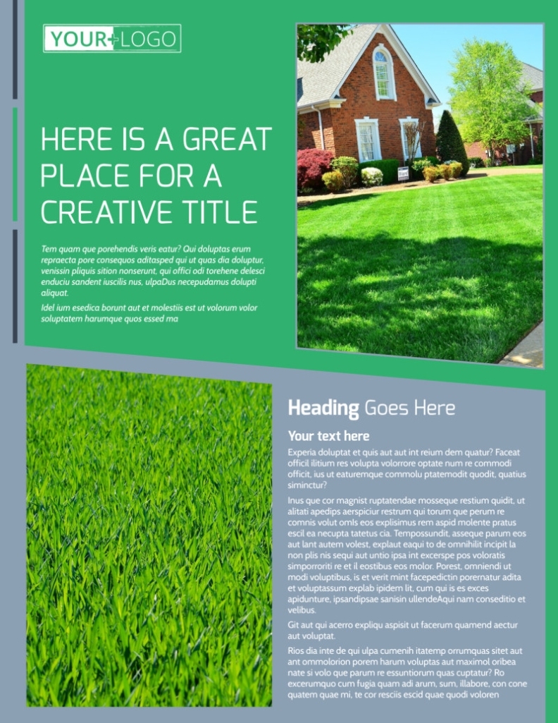 Tailored Lawn Care Flyer Template | Mycreativeshop with Landscaping Flyer Templates