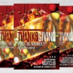 Thanksgiving Dinner Flyer – Autumn A5 Template | Exclsiveflyer | Free Inside Thanksgiving Flyer Template Free