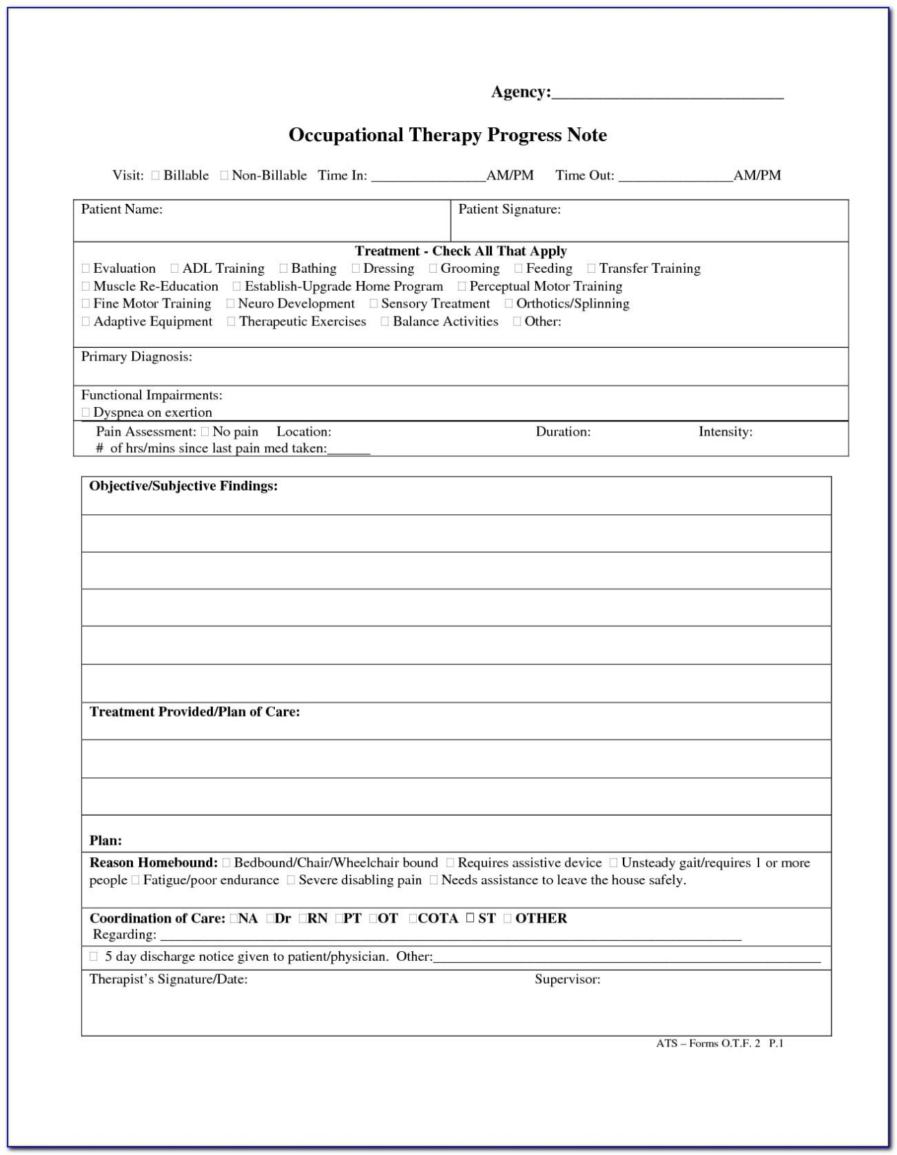 Therapy Progress Notes Template Pdf throughout Counseling Progress Notes Template