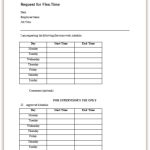 This Sample Form Can Be Used By Employees To Submit Requests For Pertaining To Individual Flexibility Agreement Template