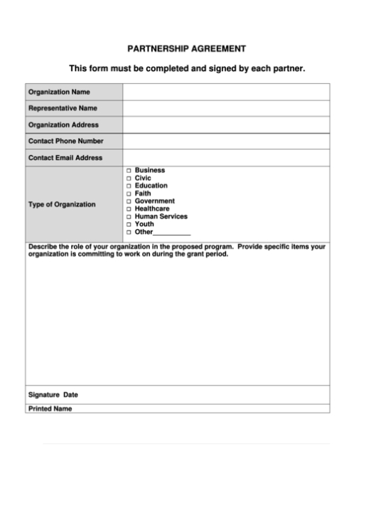 Top 7 Business Partnership Agreement Templates Free To Download In Pdf For Free Business Partnership Agreement Template Uk