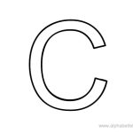 Trace Letter C – Clipart Best Regarding Large Letter C Template