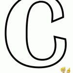 Traditional Free Alphabet Coloring Pages | Learn Alphabets| Numbers Pertaining To Large Letter C Template