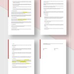 Training Consultant Contract Template – Google Docs, Word | Template For Freelance Trainer Agreement Template
