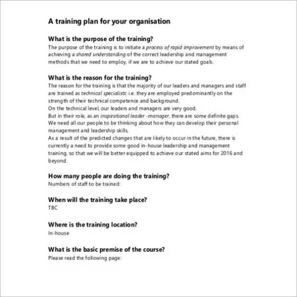 Training Proposal Template - Free Sample, Example, Format Download! With Course Proposal Template