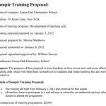 Training Proposal Template With Regard To Course Proposal Template