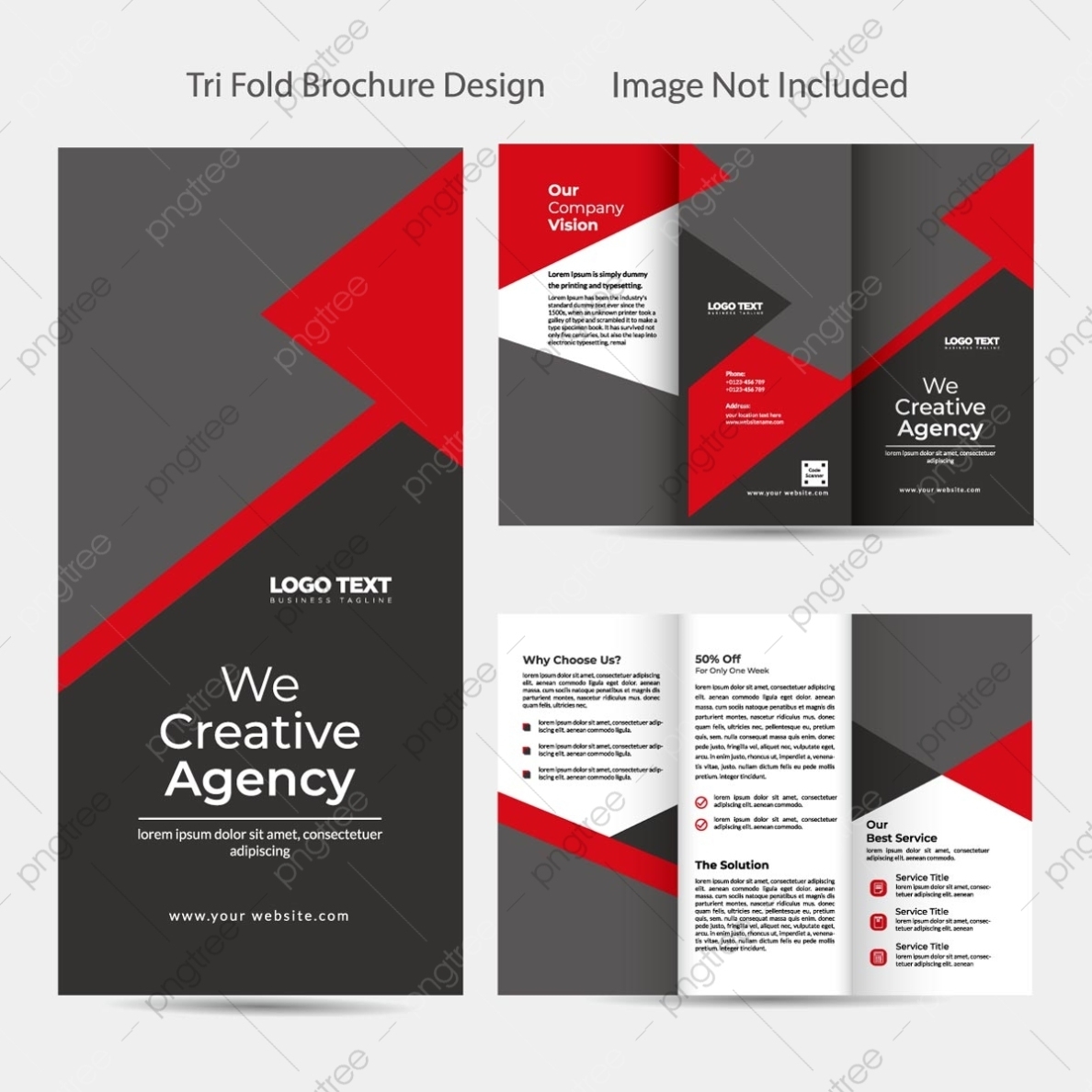 Tri Fold Brochure Design Template Download On Pngtree Inside Three Fold Flyer Templates Free