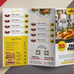 Tri Fold Restaurant Food Menu Template Design – Download Psd With Regard To Tri Fold Menu Template Photoshop