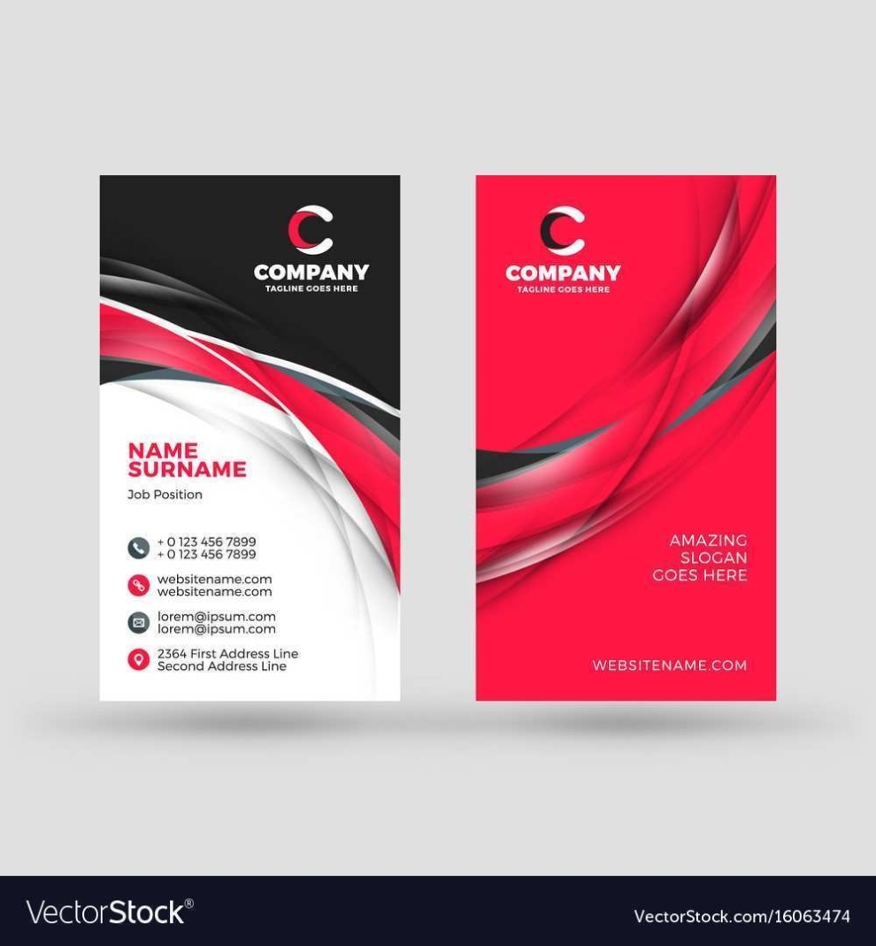 Two Sided Business Card Template Microsoft Word - Cards Design Templates within Word Template For Business Cards Free