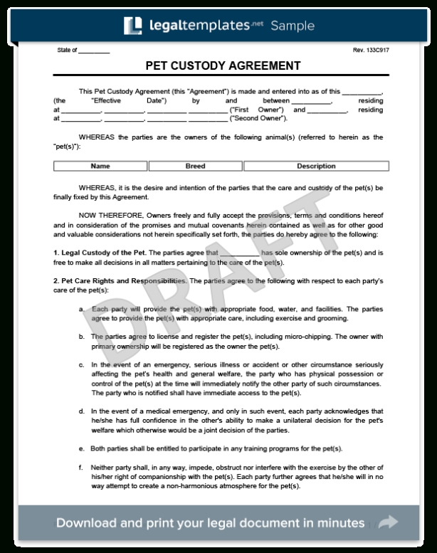 Typical Joint Custody Agreement Cheaper Than Retail Price> Buy Clothing With Free Joint Custody Agreement Template