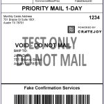 Usps Shipping Label Template Free Download with regard to Usps Shipping Label Template