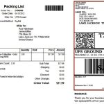 Usps Shipping Label Template Printable Inside Usps Shipping Label Template