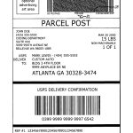 Usps Shipping Label Template Printable Pertaining To Shipping Label Template Online