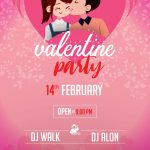 Valentine Day Party Flyer Free Psd Templates | Freedownloadpsd Intended For Valentines Day Flyer Template Free