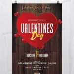 Valentine'S Day Event – Free Psd Flyer Template On Behance With Regard To Valentines Day Flyer Template Free