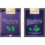 Vector Set Of Product Labels. Blueberry Template For Food Packaging pertaining to Food Product Labels Template
