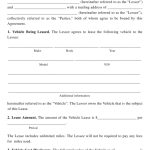Vehicle Lease Agreement Template Download Printable Pdf | Templateroller for vehicle rental agreement template