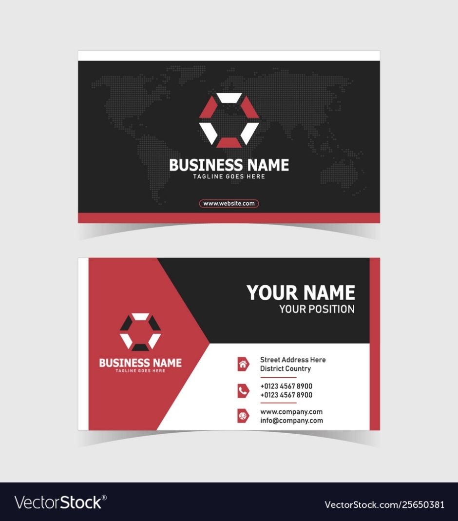 [View 28+] Double Sided Business Card Template Word Free Intended For 2 Sided Business Card Template Word