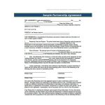 [View 29+] Small Business Business Partnership Agreement Template For Small Business Agreement Template