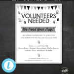 Volunteers Needed Flyer Template Back To School Flyer | Etsy Inside Volunteers Needed Flyer Template