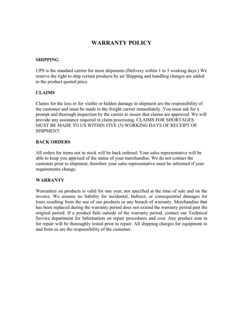 Warranty – The Home Depot Within Extended Warranty Agreement Template