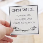 We Lived Happily Ever Afterprintable &quot;Open When&quot; Envelope Labels For for Open When Letters Template