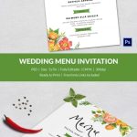 Wedding Menu Template – 44+ Free Word, Pdf, Psd, Eps Format Download In Wedding Menu Templates Free Download