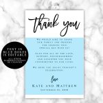 Wedding Thank You Letters Instant Download Editable Templates | Etsy Throughout Thank You Note Template Wedding