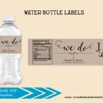 Wedding Water Bottle Label Template Diy We Do Editable Pdf | Etsy inside Diy Water Bottle Label Template