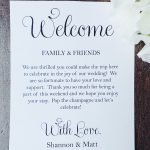 Wedding Welcome Card Editable Template Guest Welcome Card | Etsy In Wedding Welcome Note Template