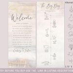 Wedding Welcome Letter Template Graceful Glam Wedding Weekend | Etsy With Wedding Welcome Letter Template