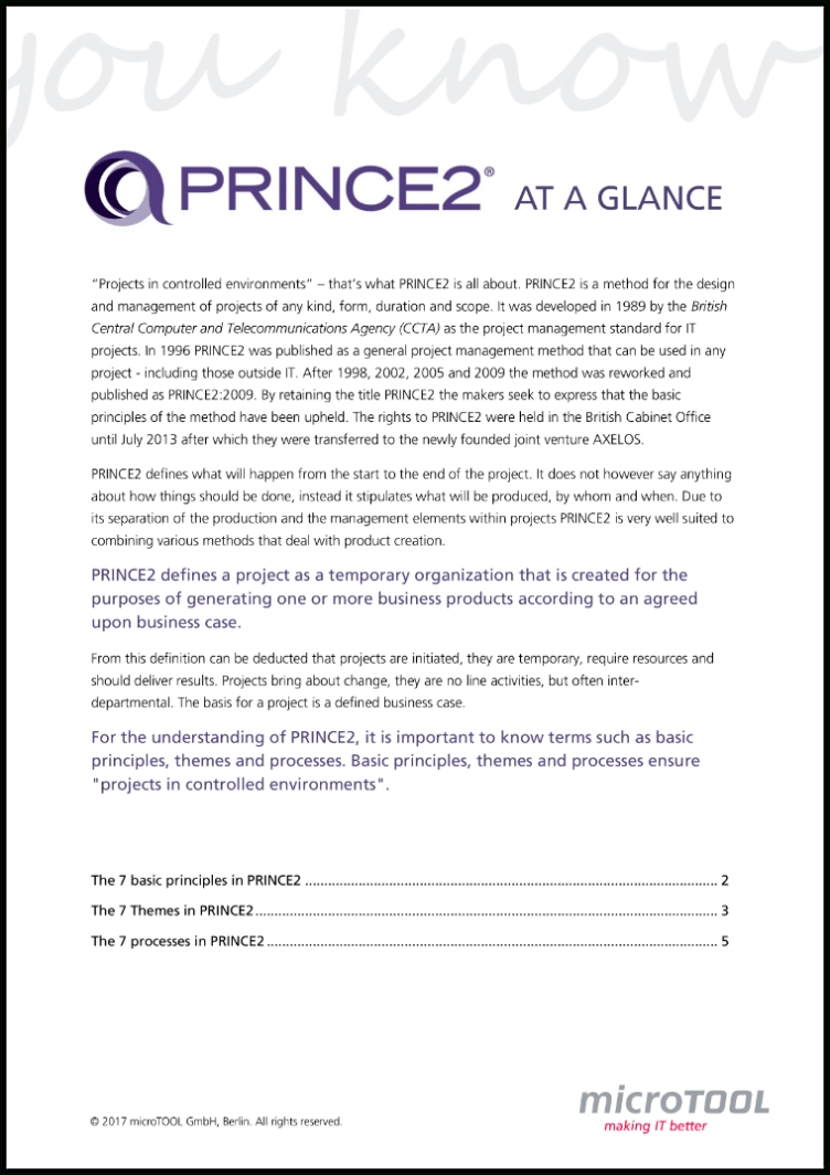 Whitepapers And More In The Microtool Download Center With Regard To Prince2 Business Case Template Word