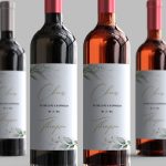 Wine Bottle Label Template Wedding Wine Sticker Bottle | Etsy Pertaining To Template For Wine Bottle Labels