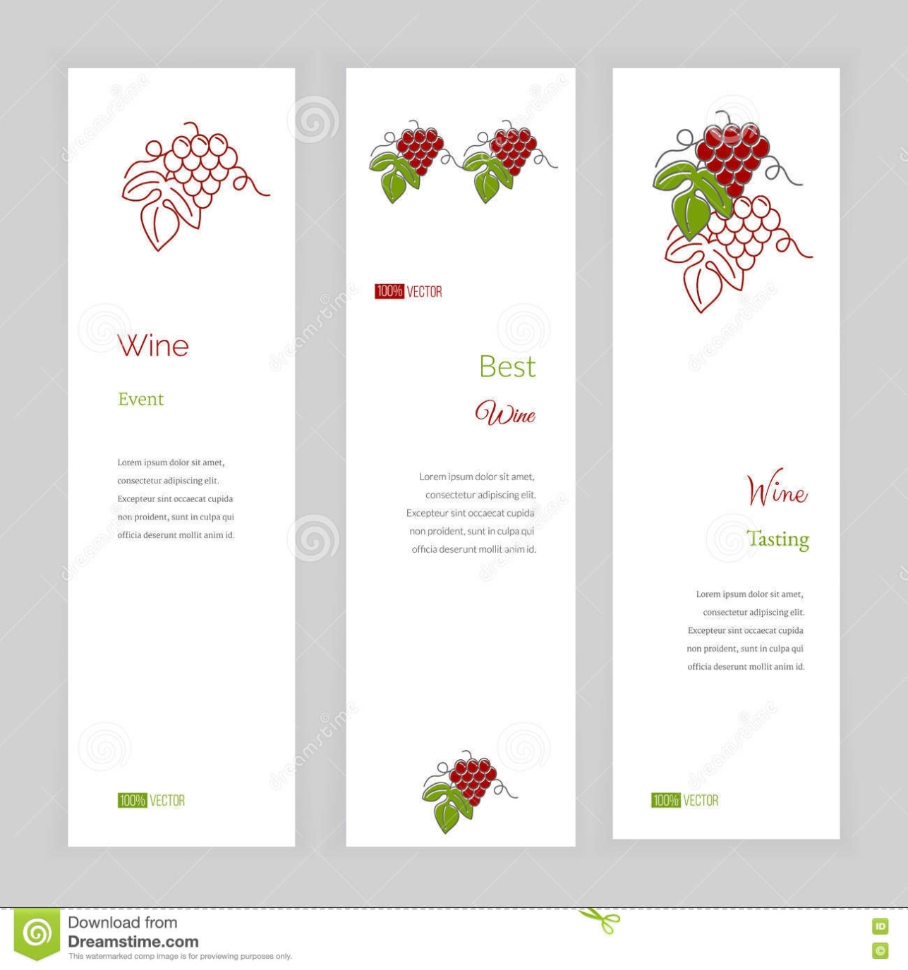Wine Business Vector Template. Stock Vector – Illustration Of Fruit With Regard To Wine Bar Business Plan Template