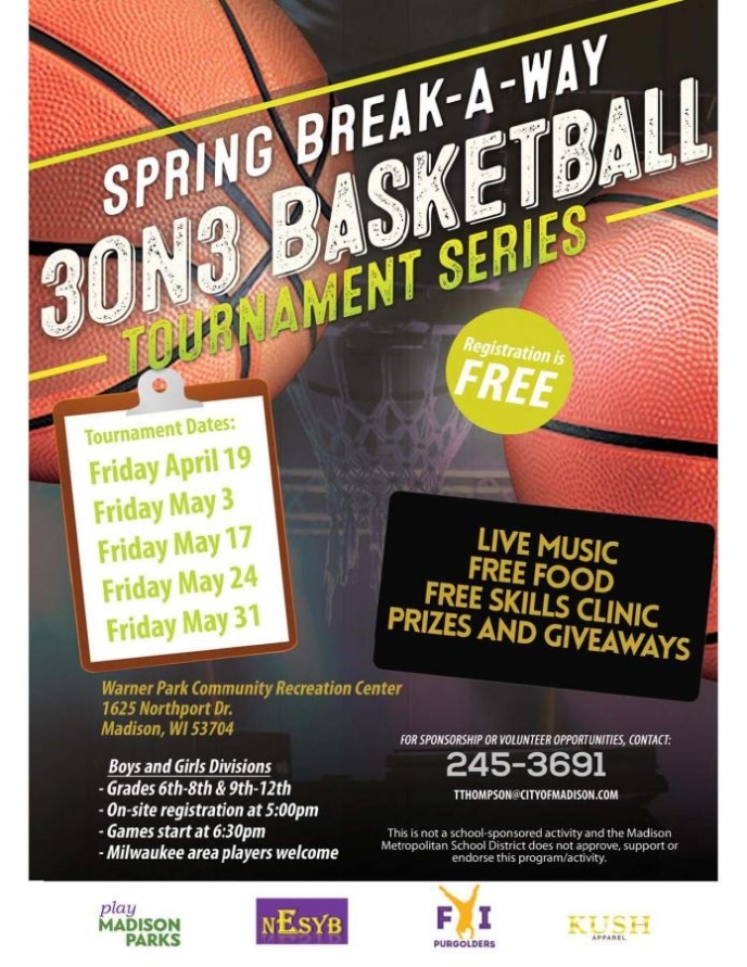 Wpcrc Spring Break A Way 3 On 3 Basketball League Tournament Series Within 3 On 3 Basketball Tournament Flyer Template
