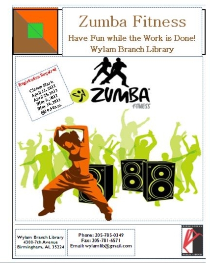 Zumba Fitness @ Wylam Library In Zumba Flyer Template Free